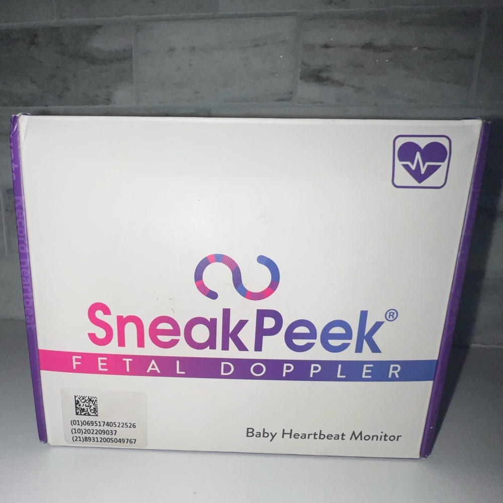 Sneak Peek Fetal Doppler - Purple and Pink